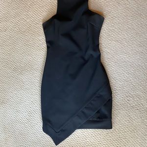 Elizabeth and James black mini dress